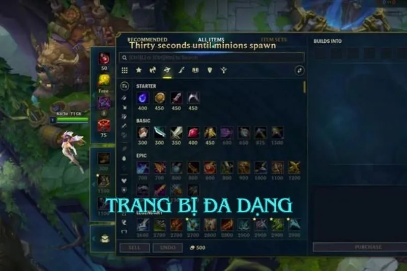 Trang bị đa dạng